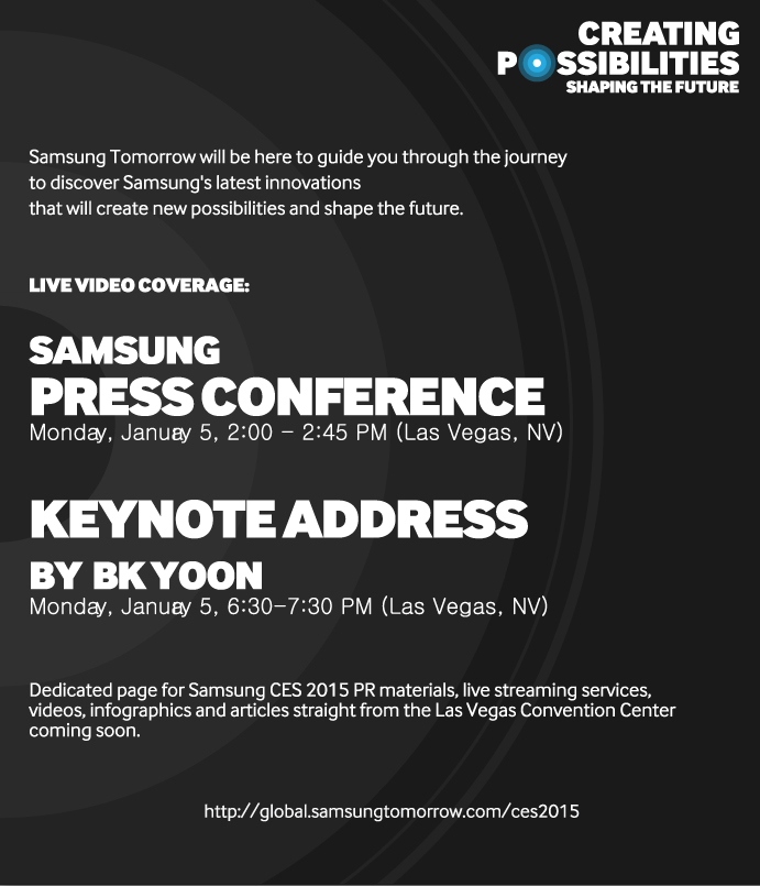 CES 2015 @ Samsung Tomorrow.