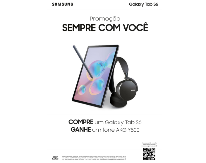 Samsung anuncia promoção em venda do tablet Galaxy Tab S6 – Samsung ...