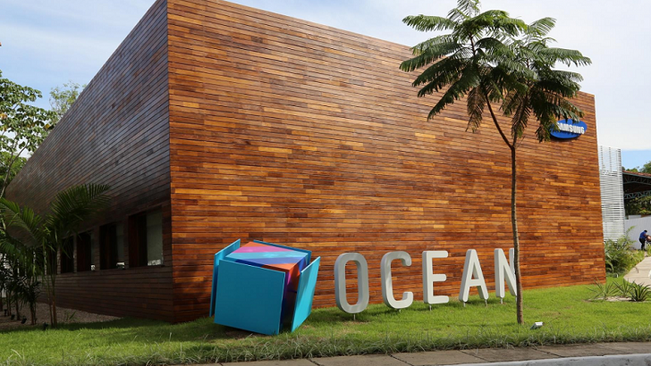 Fachada do Ocean Campus Center, em Manaus