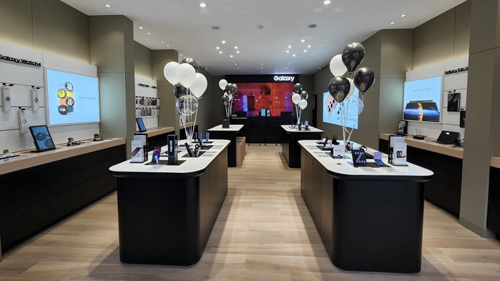 Interior da loja Samsung em Ushuaia, Argentina