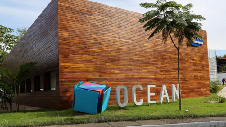 Fachada do Ocean Campus Center, em Manaus