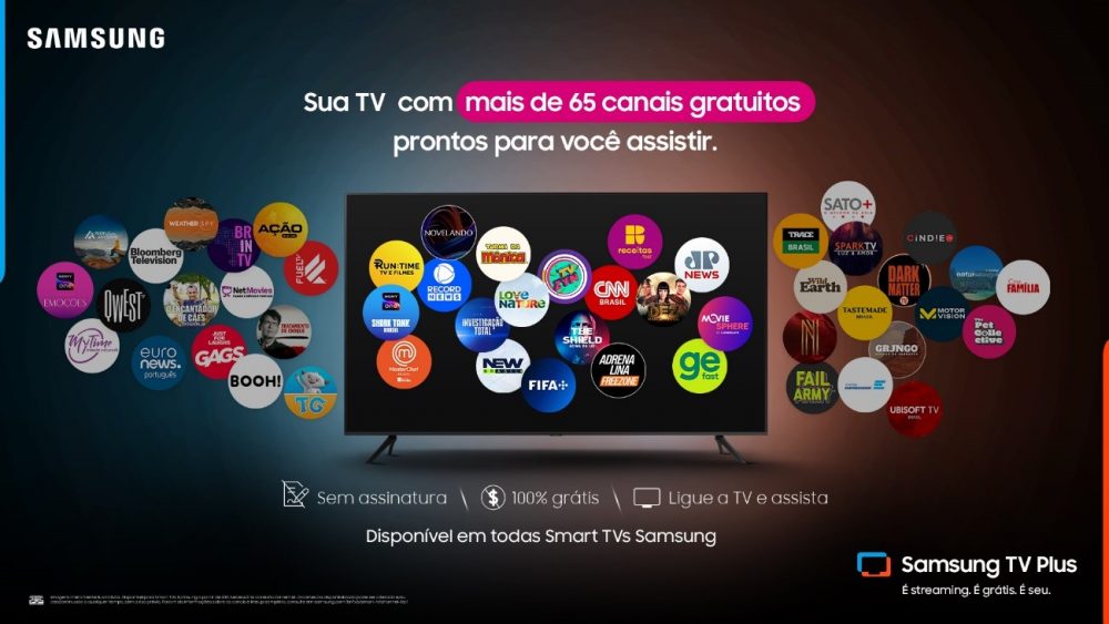 Samsung TV Plus nova campanha destaca as vantagens do streaming