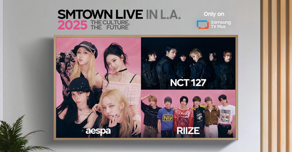 As maiores bandas de K-Pop se apresentam em Los Angeles no SMTOWN LIVE 2025, exclusivamente no Samsung TV Plus