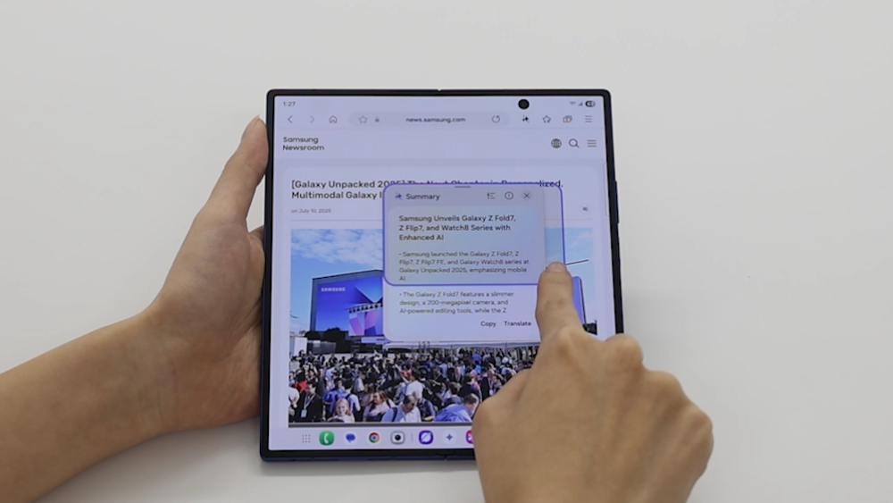 versatilidade poderosa no Galaxy Z Fold mais fino e leve até agora – Samsung Newsroom Brasil 16 fold6