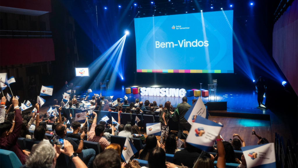 Evento de premiação do Solve for Tomorrow Brasil 2025