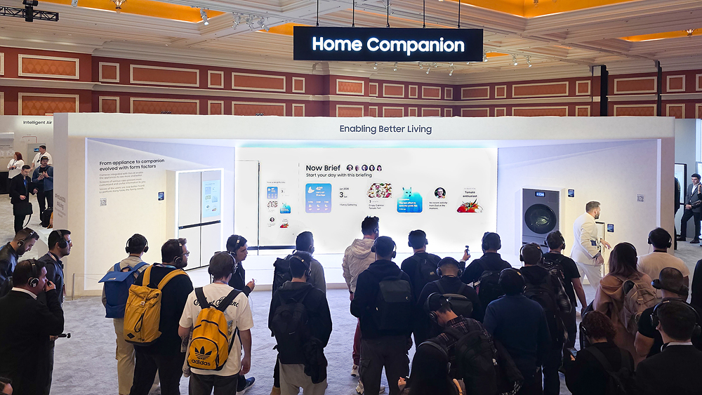 Samsung Digital Appliances CES 2026 The First Look 2026 Home Companion Zone Sketch main1