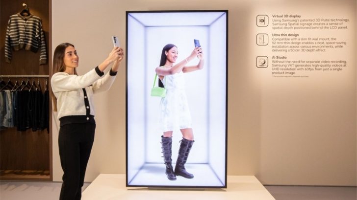 Samsung lança globalmente sinalização digital 3D sem óculos no ISE 2026, definindo uma nova direção para displays comerciais imersivos
