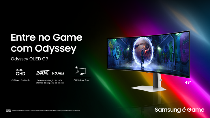 Samsung redefine o limite da imersão gamer com o novo Odyssey OLED