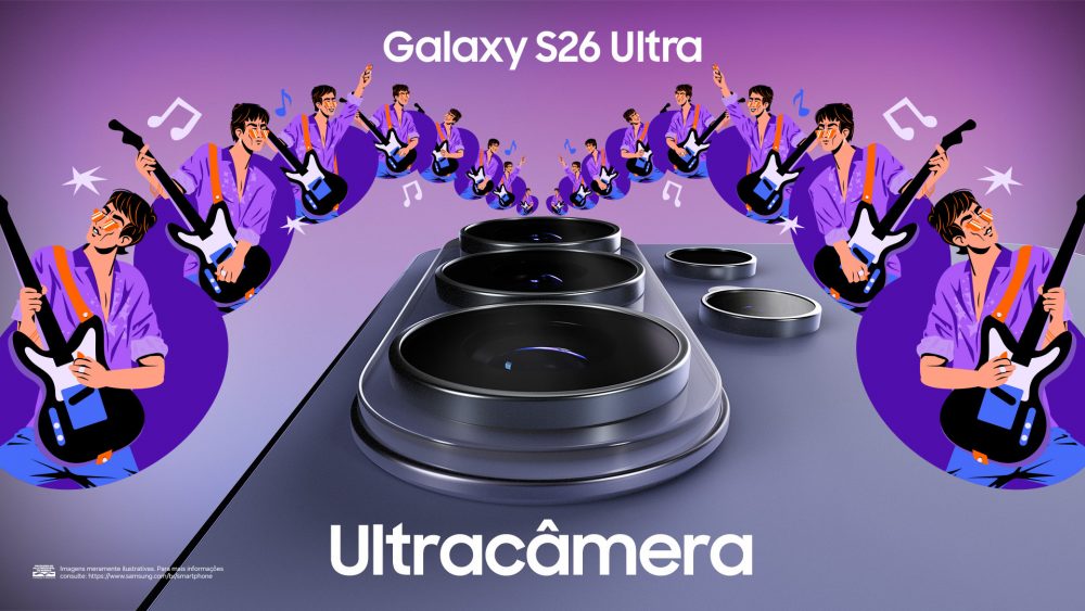 #FeitoComGalaxy: Samsung premiará conteúdos feitos com Galaxy S26 Ultra no Lollapalooza Brasil 2026