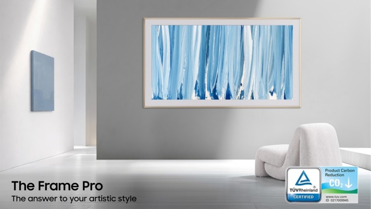 Diferentes modelos de TVs Samsung 2026 exibindo tecnologias Micro RGB, OLED e Mini LED em ambiente moderno, destacando inovação e eficiência energética.
