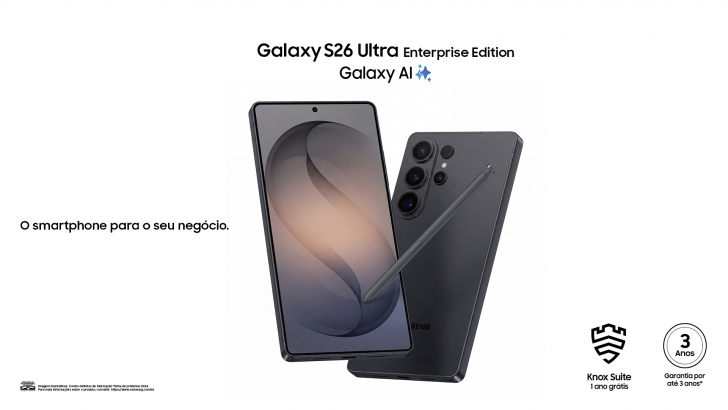 Samsung Galaxy S26 Enterprise Edition: segurança avançada, suporte estendido e foco em produtividade corporativa