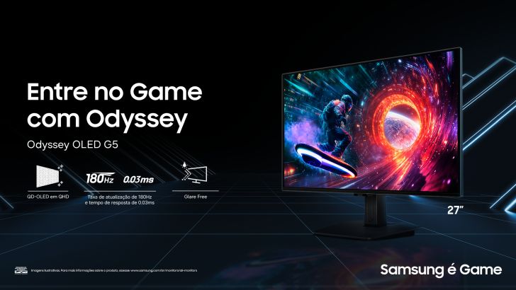 Dia do Gamer: Samsung oferece até 15% de desconto na família Odyssey por tempo limitado