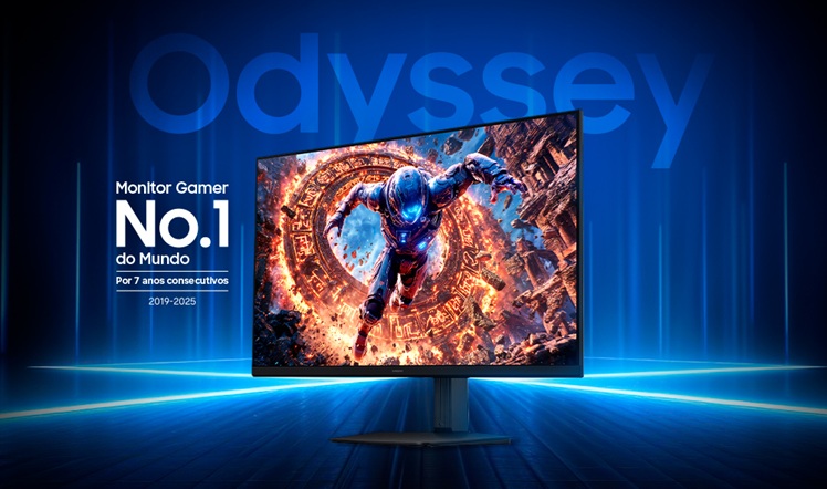 [Infográfico] Explorando os monitores Samsung Odyssey G8 e G7 2026 em destaque: do inédito 6K ao OLED