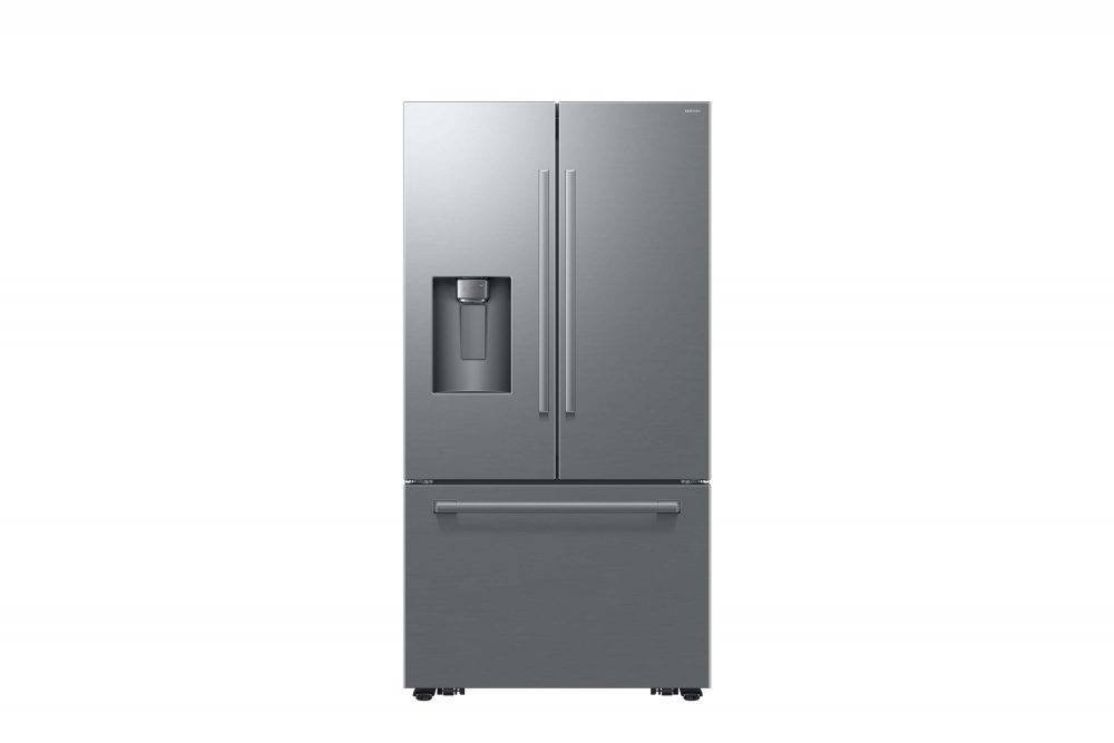 A Samsung RF70H apresenta design minimalista e acabamento premium, pensado para se integrar harmoniosamente a cozinhas contemporâneas. Com configuração French Door, amplo espaço interno e recursos voltados à organização e conveniência, o modelo alia elegância, funcionalidade e tecnologia para atender às necessidades da rotina doméstica.