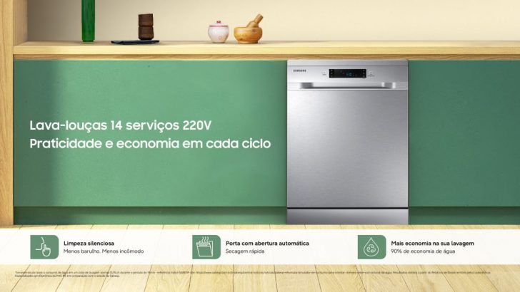 Como as lava-louças Samsung transformam a rotina doméstica nos dias frios