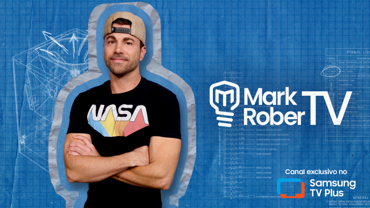 Imagem do canal Mark Rober disponível no Samsung TV Plus