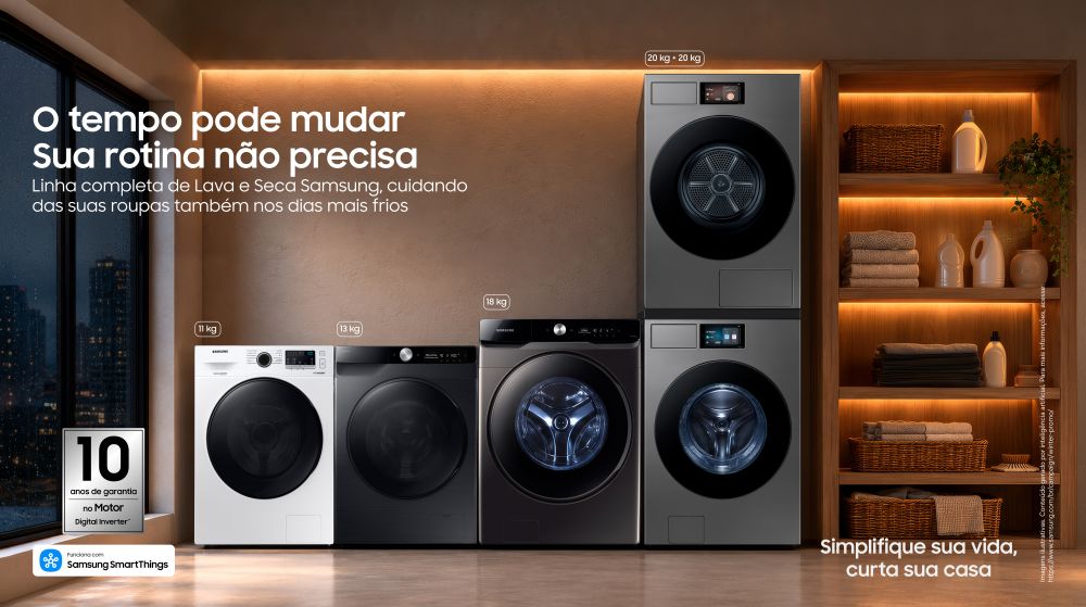 Lava e secas da Samsung participantes da Winter Promo de 2026