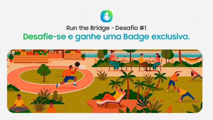 Clube Samsung Health abre inscrições para o desafio de 35 mil passos para a corrida Brooks Run The Bridge