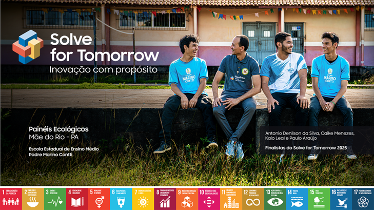 Novo episódio da série “Vozes do Amanhã” mostra projeto de alunos de Mãe do Rio (PA) que transforma resíduos em painéis para ambientes escolares mais inclusivos