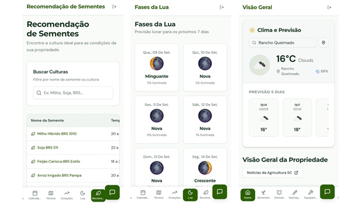 Interface do Projeto Agrofamiliar, semifinalista do Solve for Tomorrow Brasil 2026