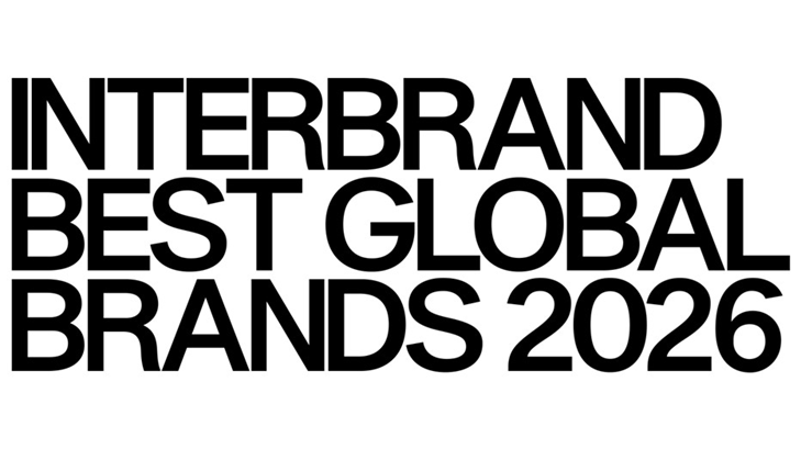 Logotipo da Interbrand Best Global Brands 2026 em fundo branco