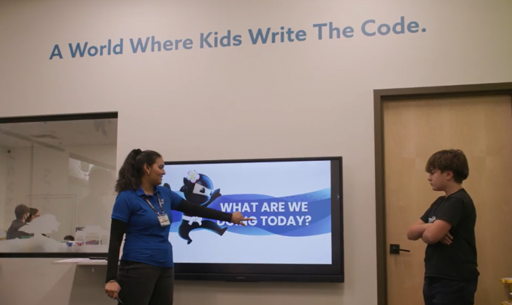 Interactive Building Code Display Samsung Interactive Displays Power Interactive Learning at Code Ninjas ...
