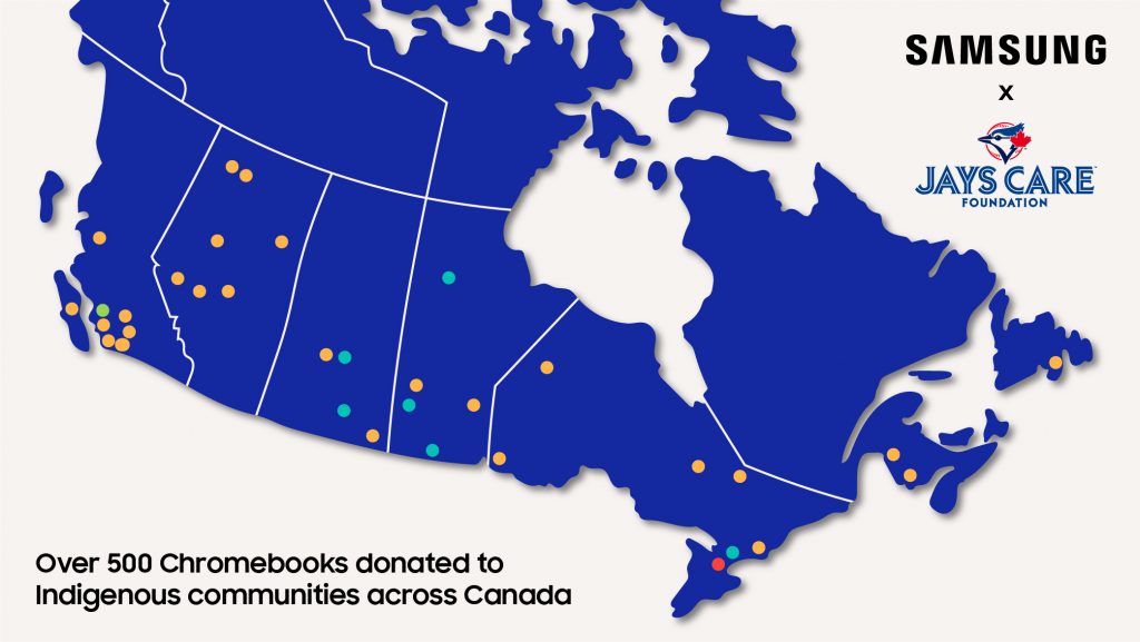Samsung Canada et Jays Care fournissent une technologie innovante aux