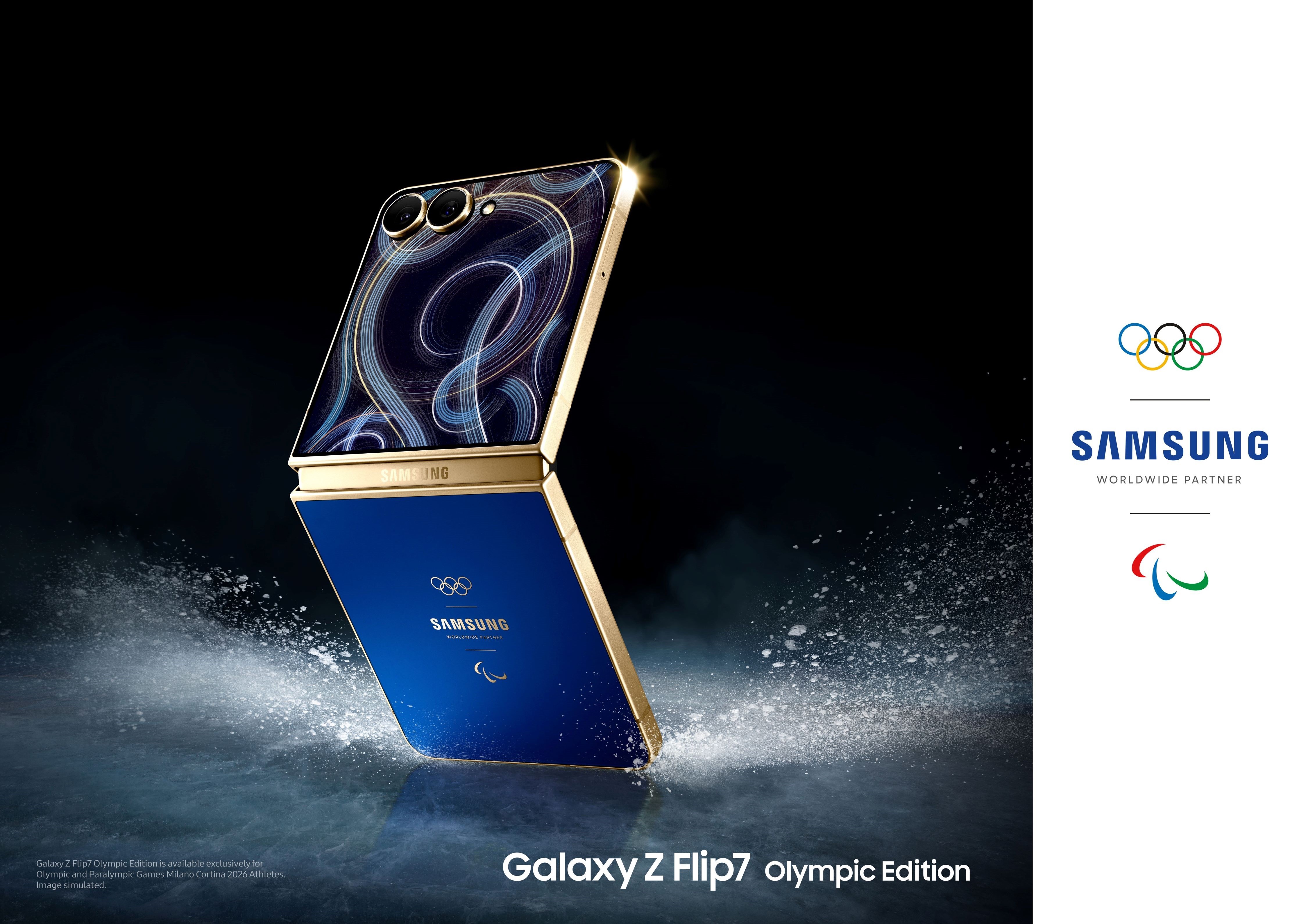 Samsung presenta el modelo exclusivo Galaxy Z Flip7 Olympic