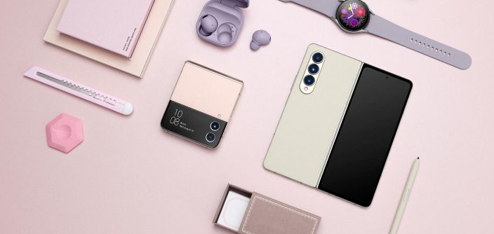 Samsung_galaxy_zfold4_beige_spen_zflip4_pinkgold_watch5_silver_buds2pro_borapurple_LI.jpg