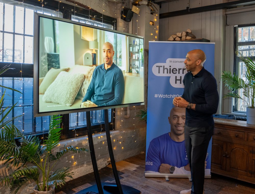Thierry Henry, Samsung OLED #WatchItOnASamsung