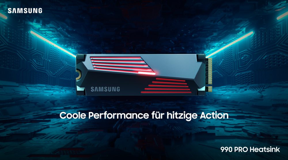 990 PRO Heatsink HighPerformance NVMe™ SSD jetzt auch mit integriertem Kühlkörper erhältlich