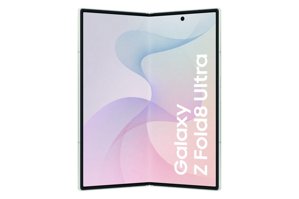 Samsung Galaxy Z Fold8 Ultra, leicht zugeklappt © Samsung Electronics