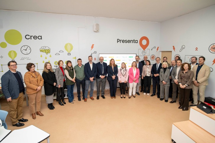 El Ministerio de Educación, Formación Profesional y Deportes, la Junta de Extremadura y Samsung presentan en Mérida el nuevo espacio Aula del Futuro para promover el desarrollo de competencias docentes
