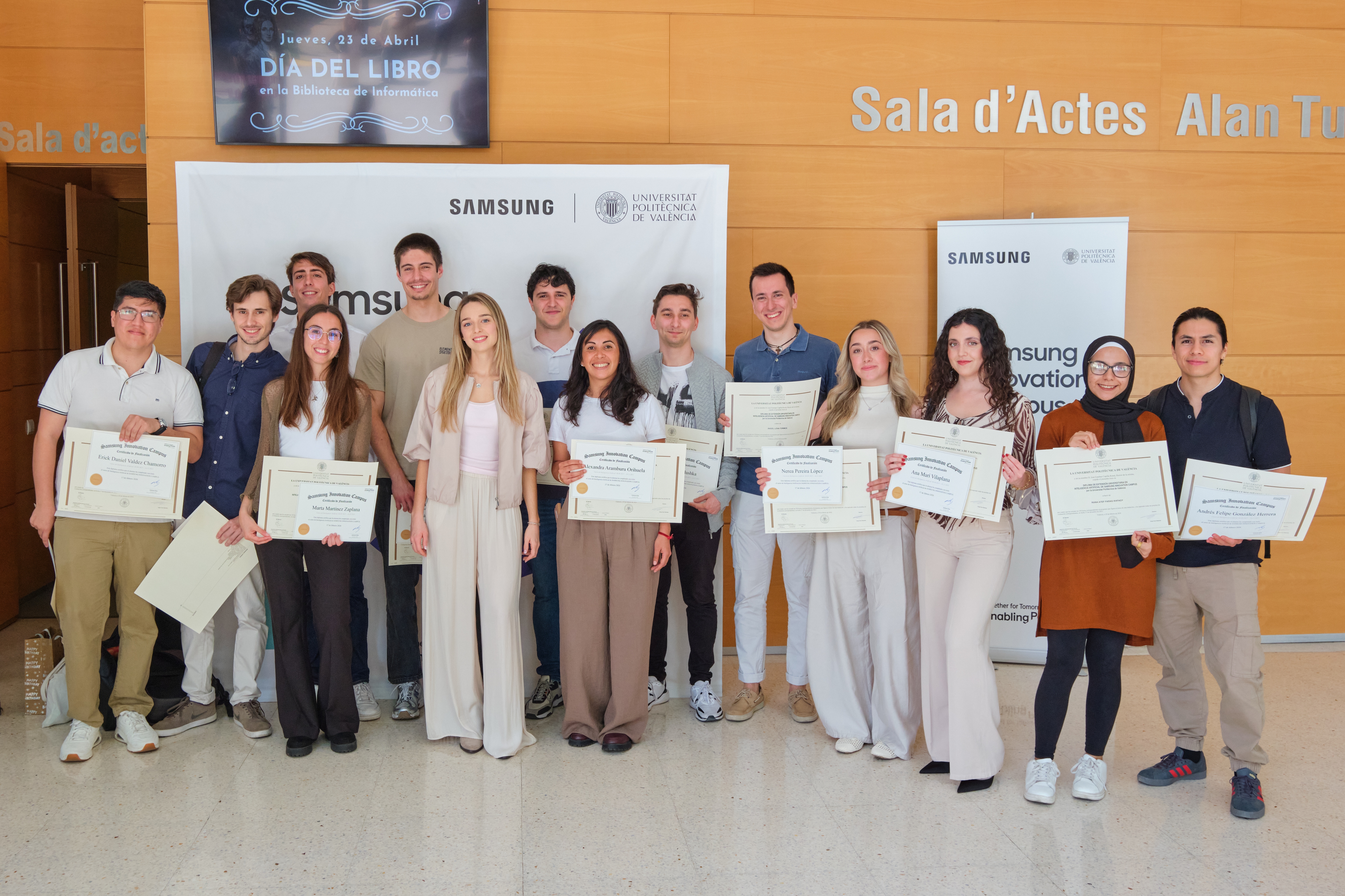 Samsung y la Universitat Politècnica de València certifican una nueva promoción de jóvenes expertos en Inteligencia Artificial