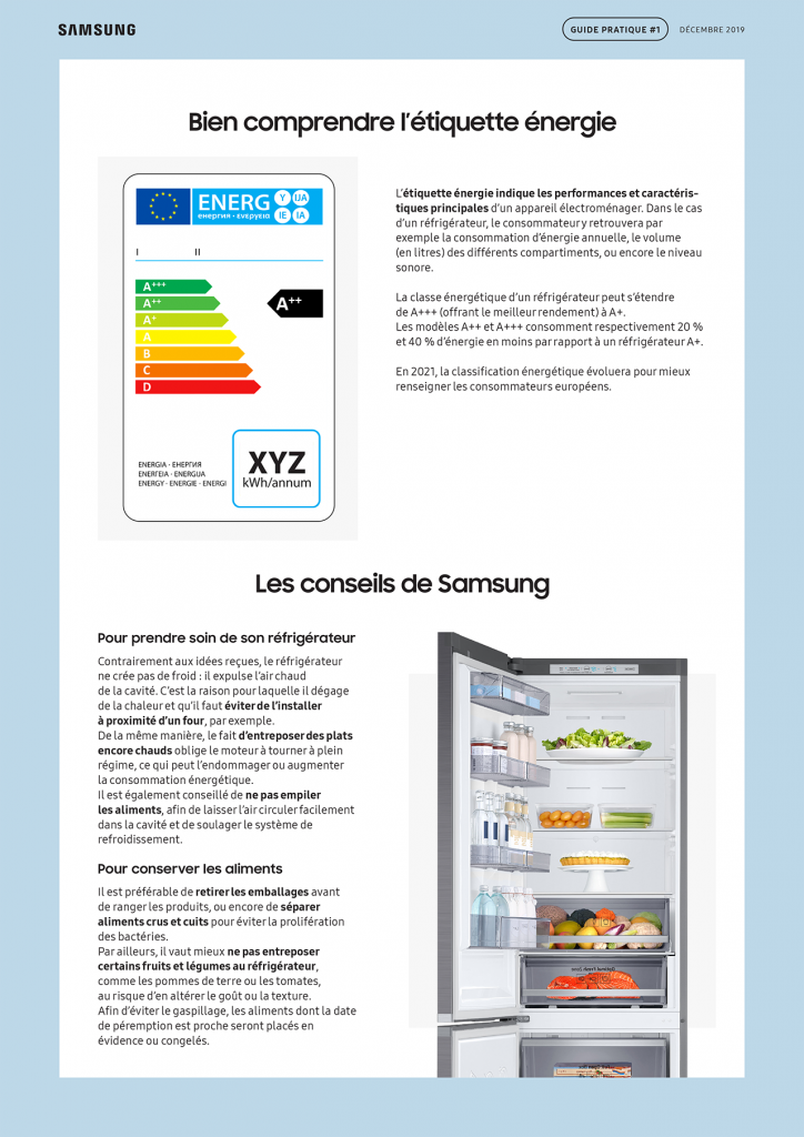 Guide pratique 1 comment bien choisir son réfrigérateur ? Samsung