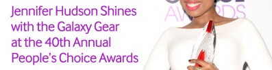 Jennifer Hudson Shines with the Galaxy Gear at the 40th Annual People's Choice Awards