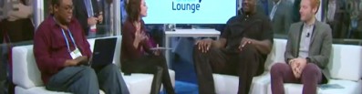 SMART Lounge-ing, Shaq and Mark Cuban @ CES 2104