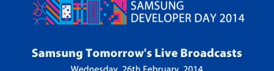 Live Broadcasts from Samsung Developer Day 2014