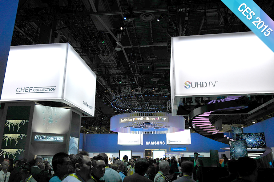 Samsung Booth at CES 2015