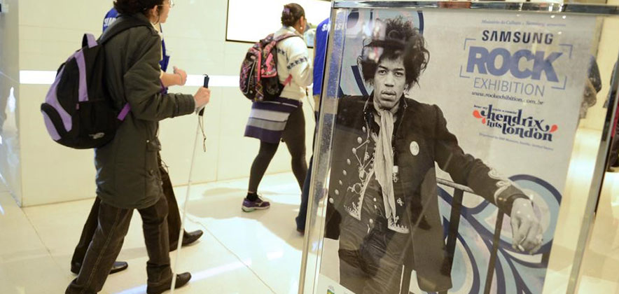 Samsung Level Headset Makes Jimi Hendrix Exhibit Accessible to All