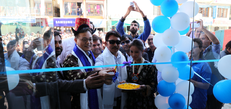 Samsung Opens its World's Highest Altitude Exclusive Brand Retail Store in Leh, India