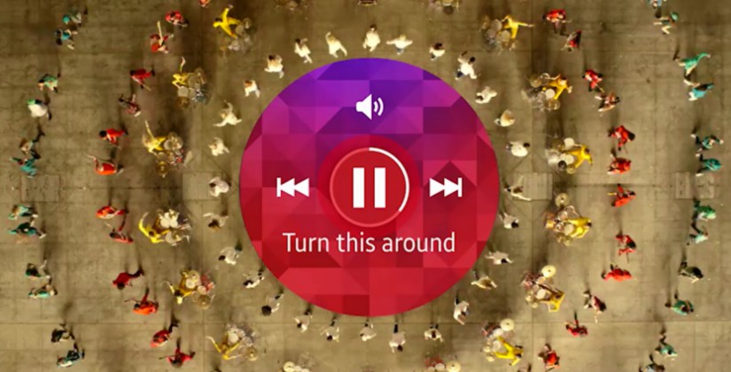 [Video] Epic Choreography Shot from Aerial View Personifies the Samsung Gear S2