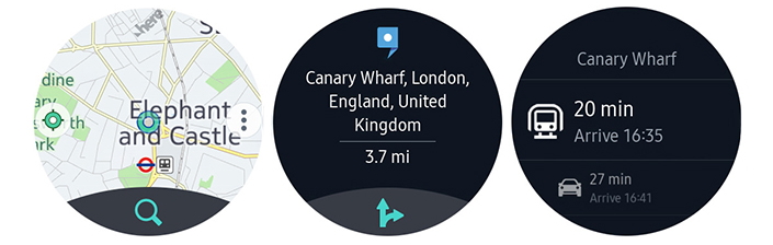 Gear s3 cheap navigation google maps