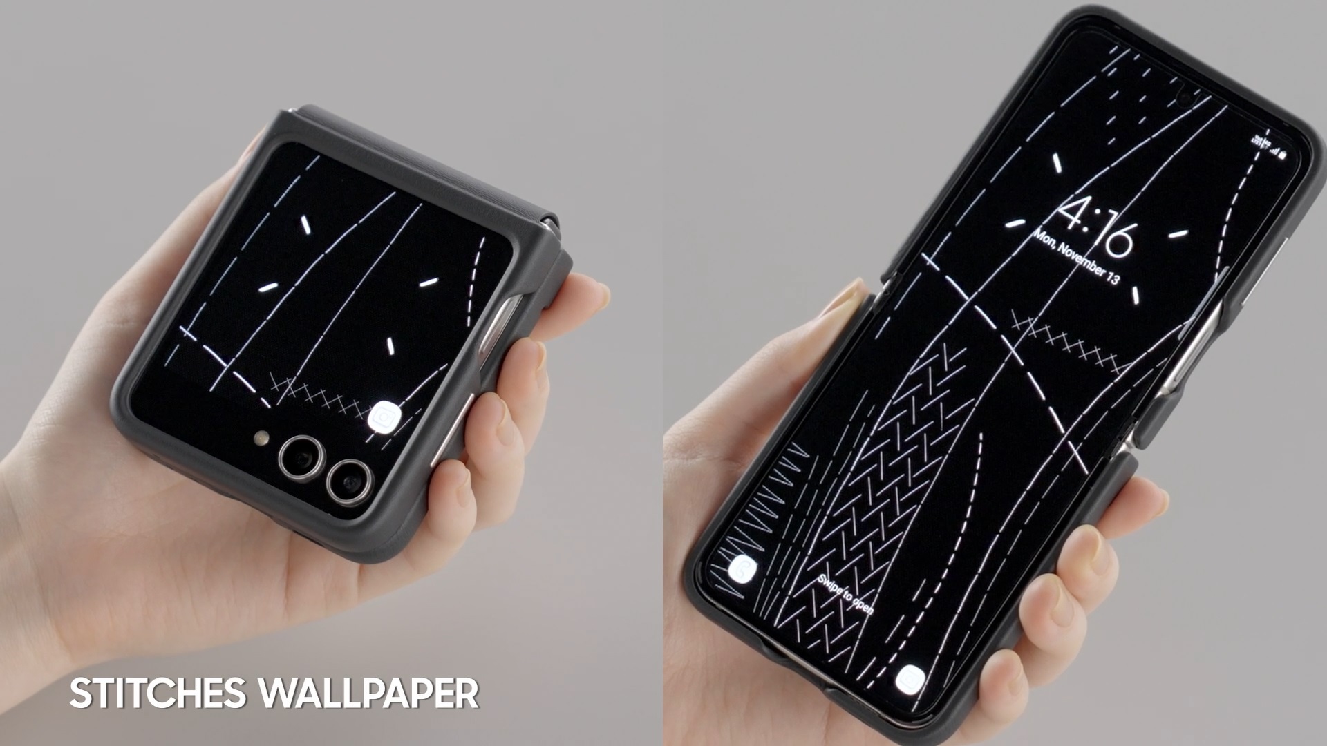 スマートフォン本体 Samsung Galaxy Z Flip5 Maison Margiela Video] Mobile Innovation Meets Unique Haute Couture