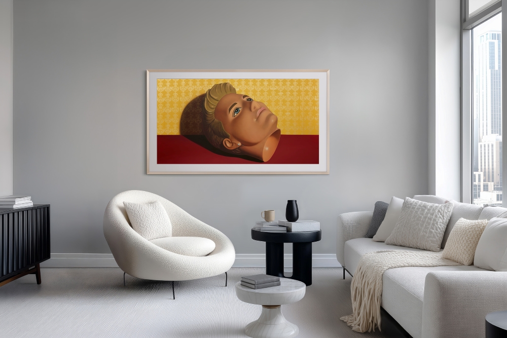 ▲ “Ken” displayed on The Frame Pro as a part of the Art Basel Hong Kong 2026 Collection on Samsung Art Store.