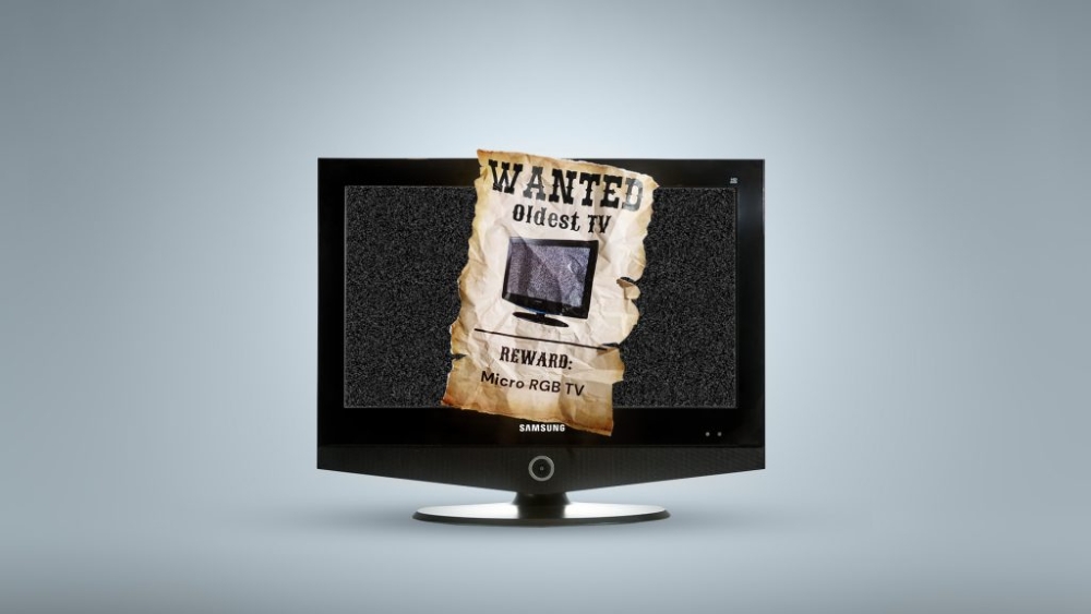 The campaign invites consumers to submit photos of their oldest Samsung TVs.