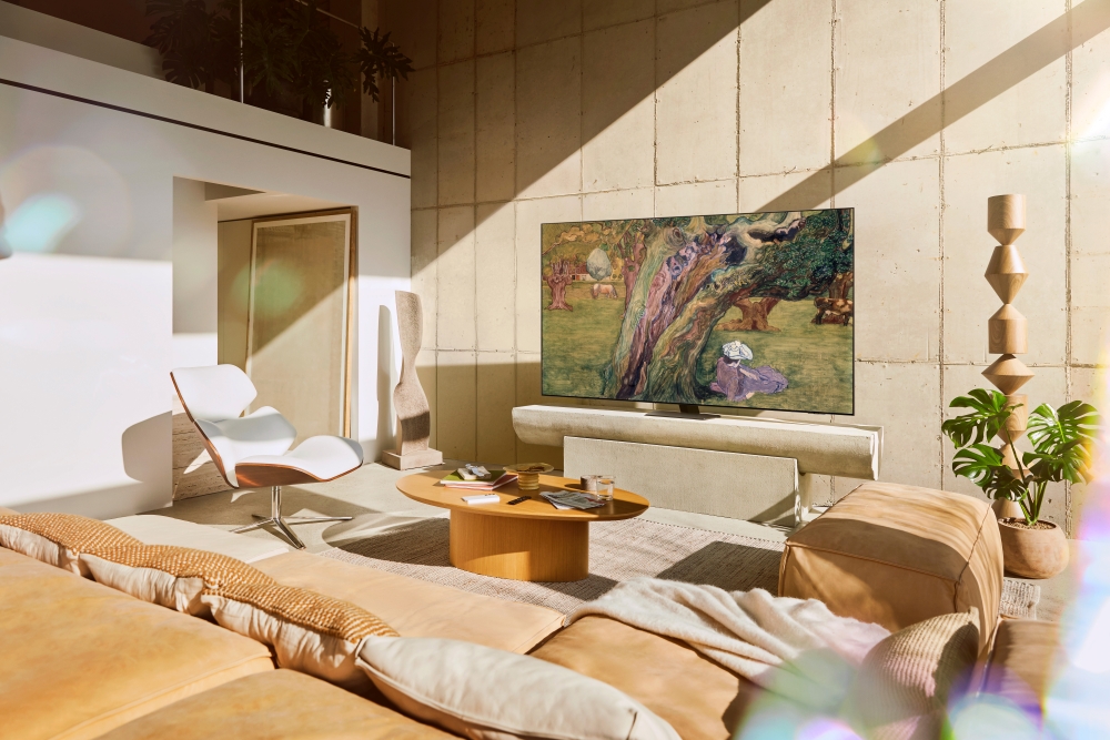 “Old Oaks in Surrey” (1890) by Jan Toorop on Samsung Neo QLED