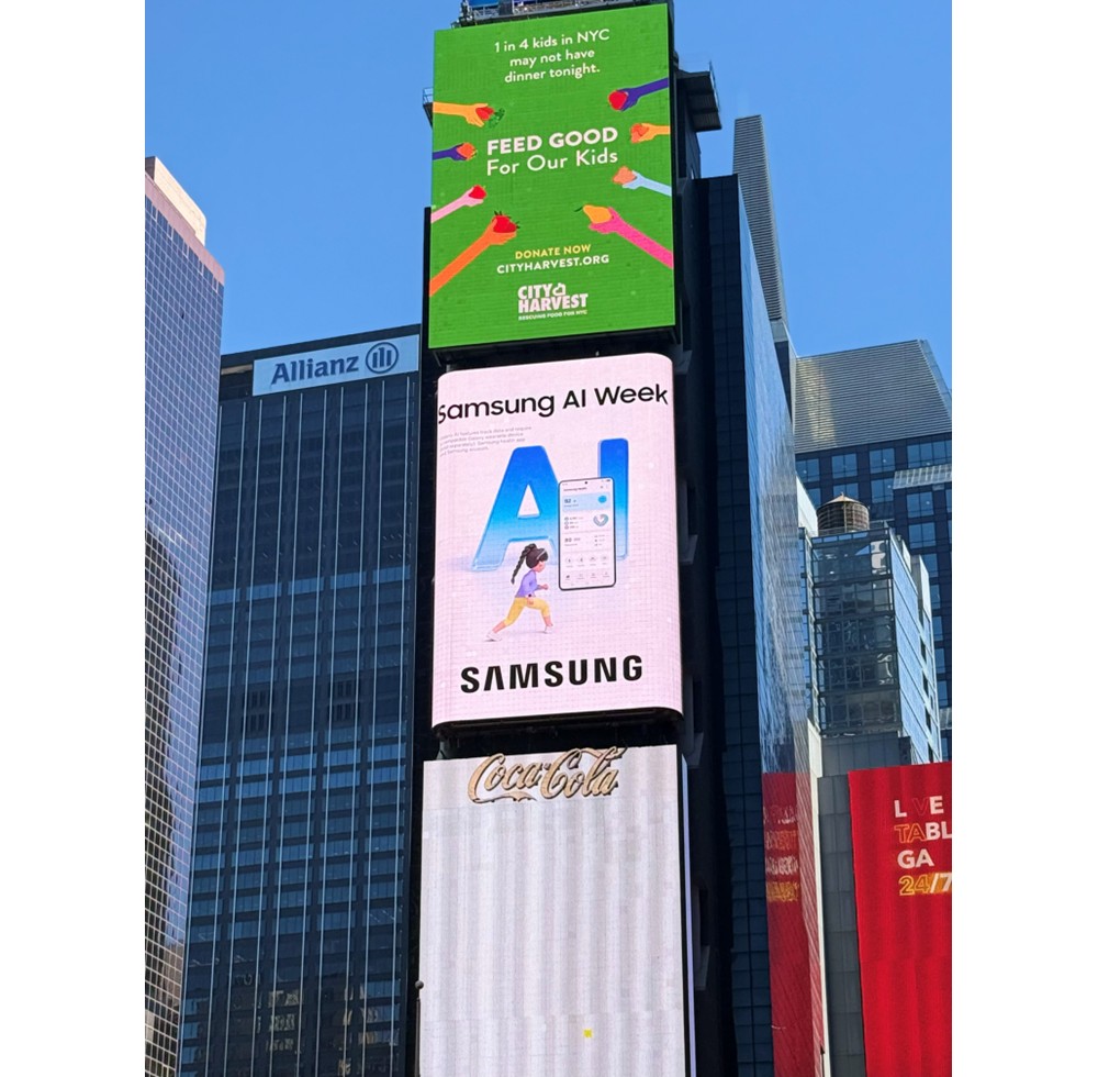 Samsung AI Week 2026 campaign in New York City