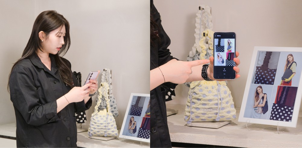 Lee updates Color E-Paper content through the Samsung E-Paper App.
