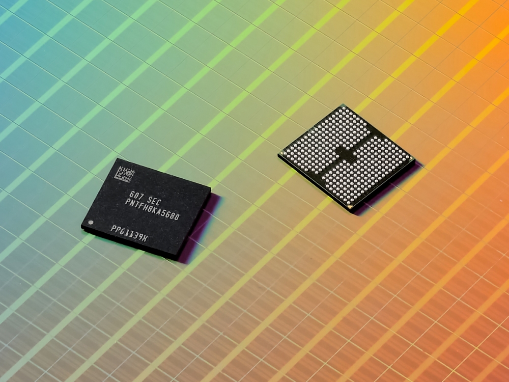An image of Samsung's advanced memory technology